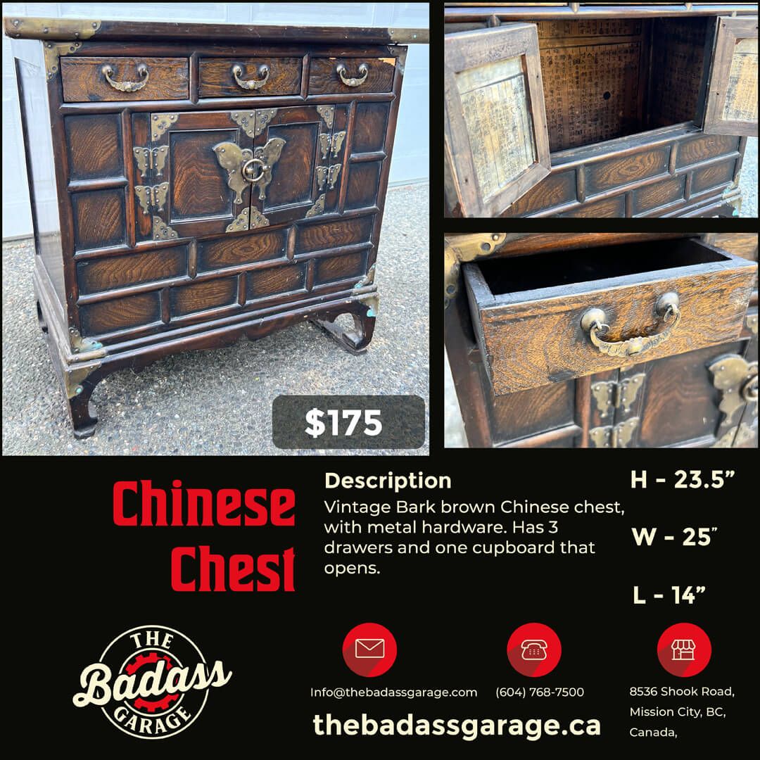Chinese Chest on consignment