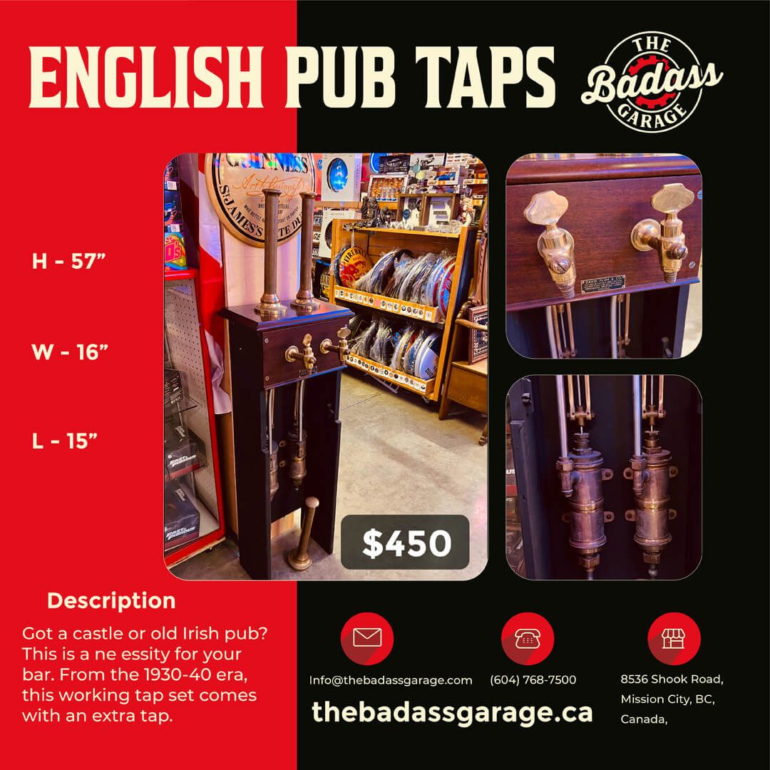 English Pub Taps on consignment