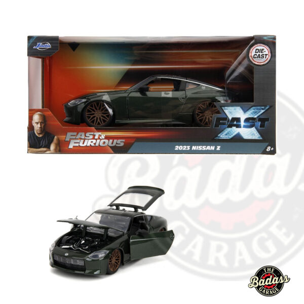 Jada 1/24 Scale "Fast & Furious" Fast X 2023 Nissan Z - Glossy Dark Green