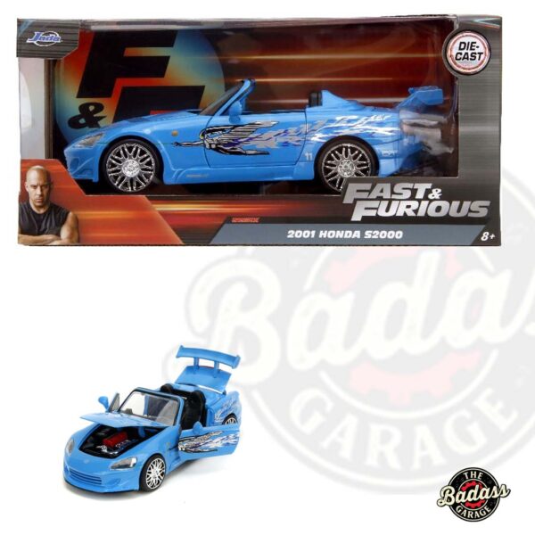Jada 1/24 Scale "Fast & Furious" Suki's S2000 With Mia's Integra Graphics