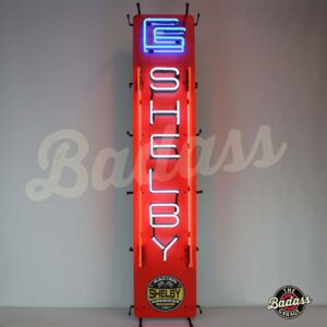 Shelby 54" Vertical Neon Sign With Backing